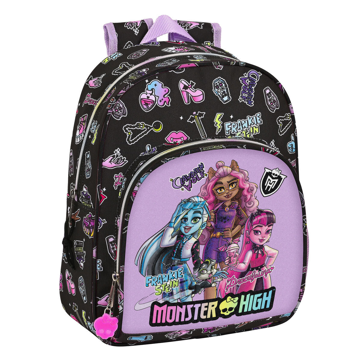 Schoolrugzak Monster High Creep Zwart 28 x 34 x 10 cm-Topper Trend