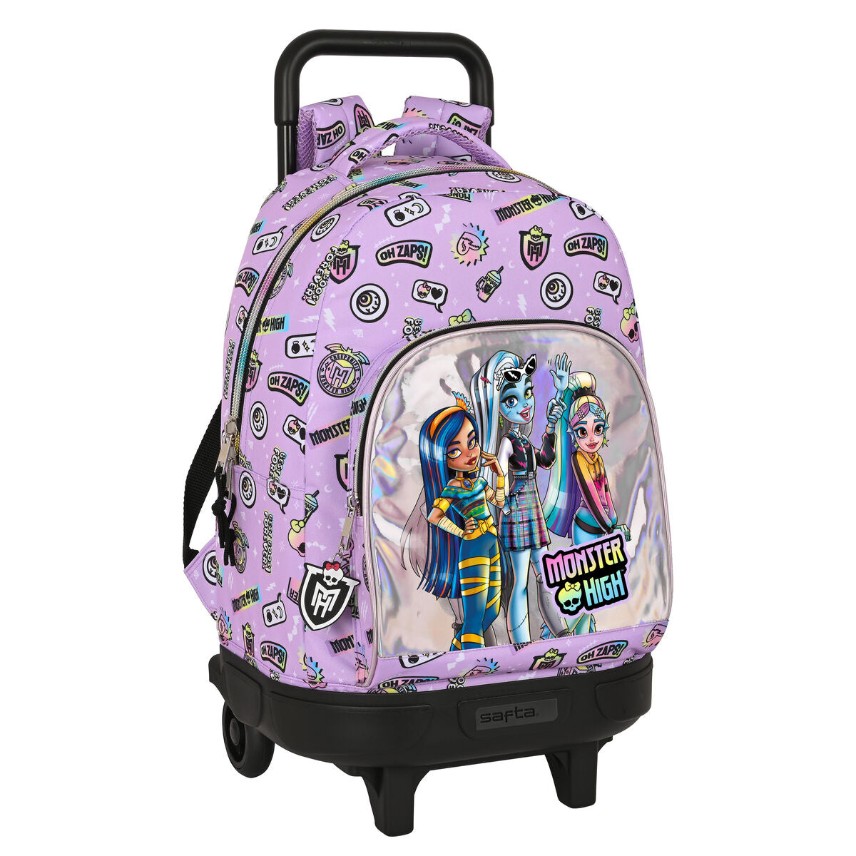 Schoolrugzak met Wielen Safta Lila 33 X 45 X 22 cm-Topper Trend