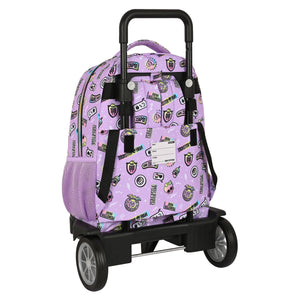 Schoolrugzak met Wielen Monster High Best Boos Lila 33 x 45 x 22 cm-Topper Trend
