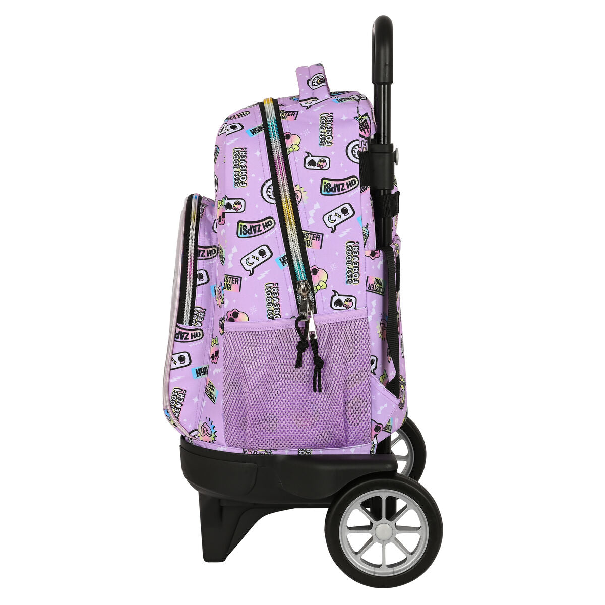 Schoolrugzak met Wielen Monster High Best Boos Lila 33 x 45 x 22 cm-Topper Trend