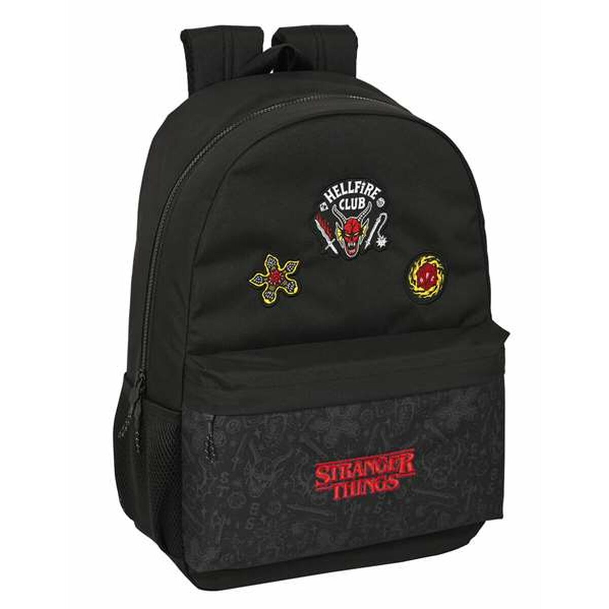 Schoolrugzak Stranger Things Zwart 30 x 46 x 14 cm-Topper Trend