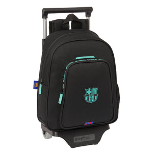 Schoolrugzak met Wielen F.C. Barcelona Zwart 27 x 33 x 10 cm-Topper Trend