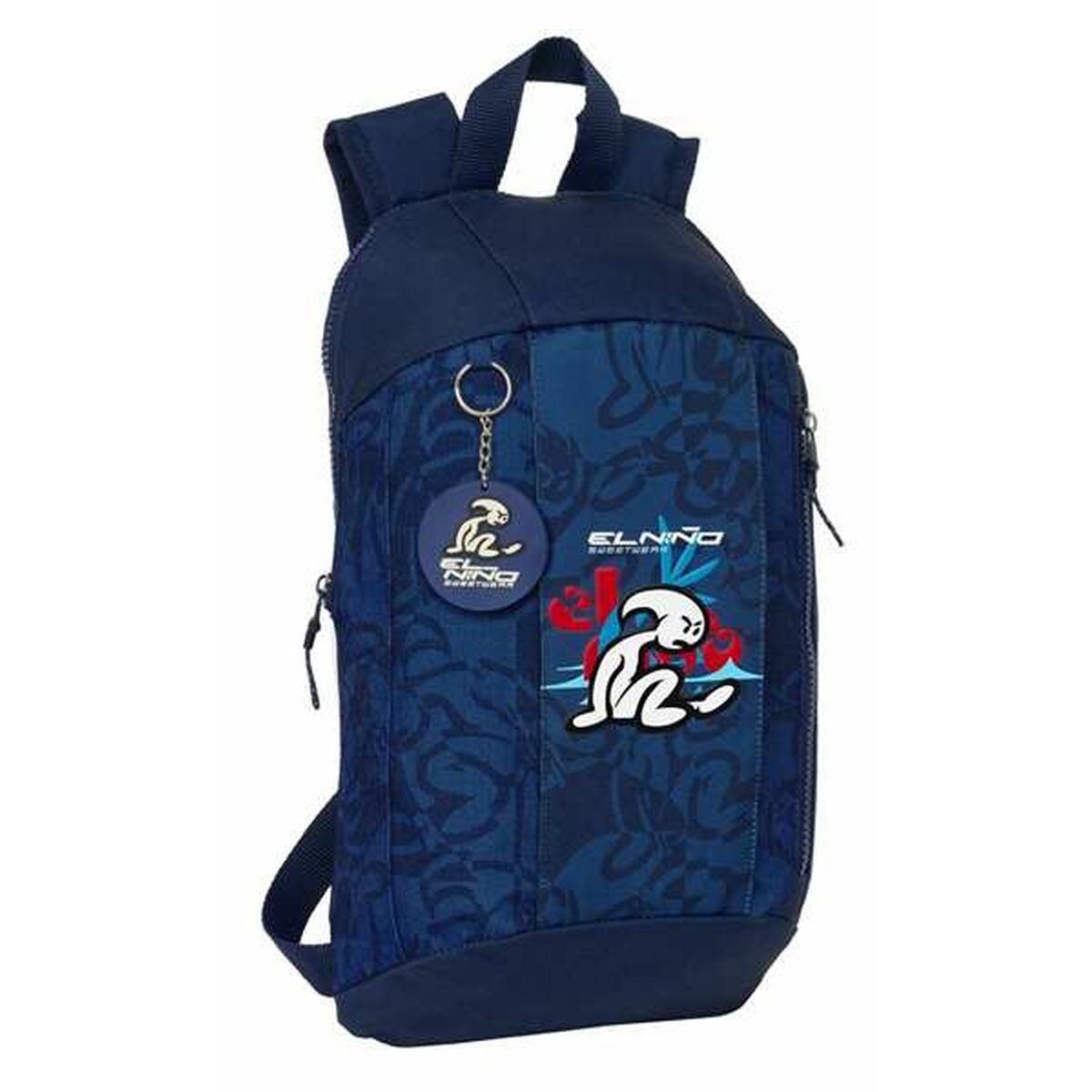 Rugzak El Niño Paradise Marineblauw 22 x 39 x 10 cm Mini-Topper Trend