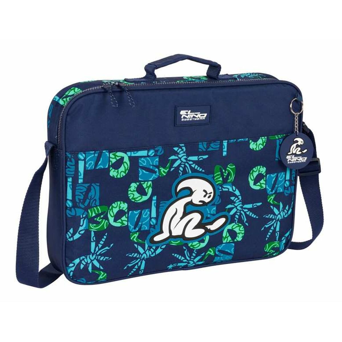 Schooltas El Niño Glassy Marineblauw 38 x 28 x 6 cm-Topper Trend