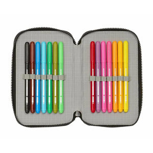 Dubbele etui Paul Frank Join the fun 12,5 x 19,5 x 4 cm-Topper Trend