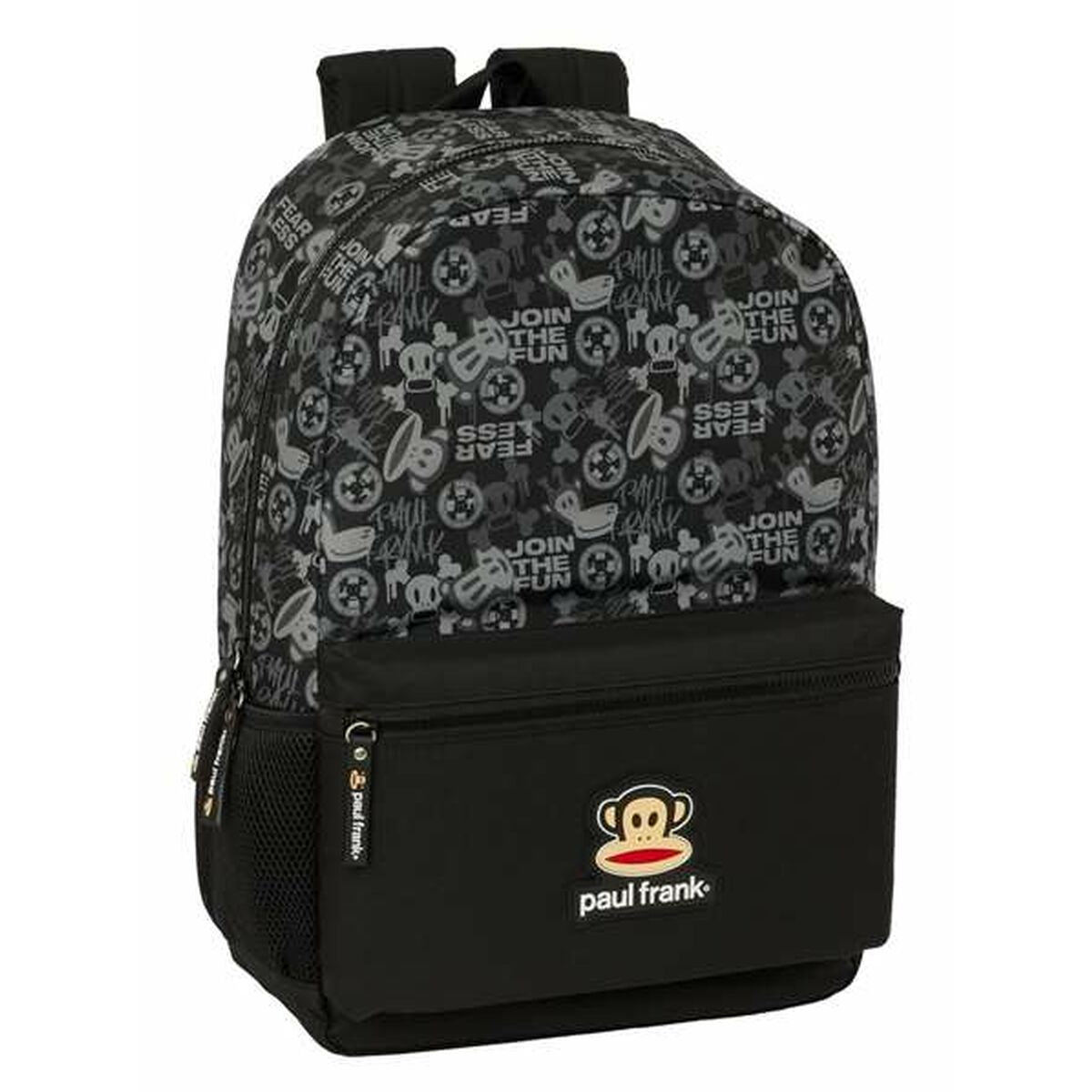 Schoolrugzak Paul Frank Join the fun Zwart 30 x 46 x 14 cm-Topper Trend