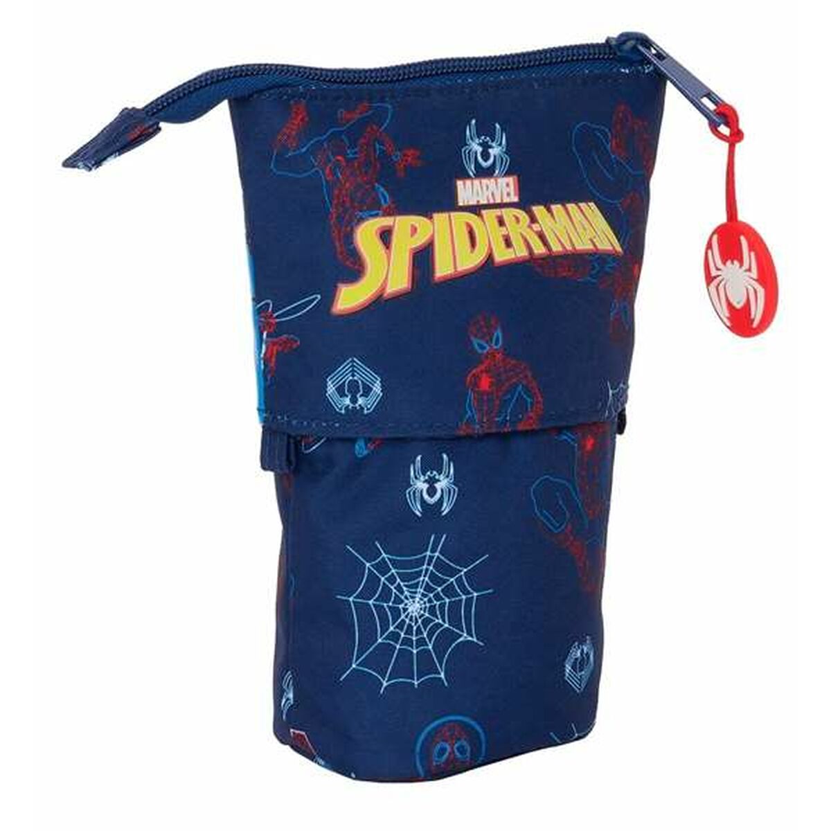 Alleshouder Spider-Man Neon Marineblauw 8 x 19 x 6 cm-Topper Trend