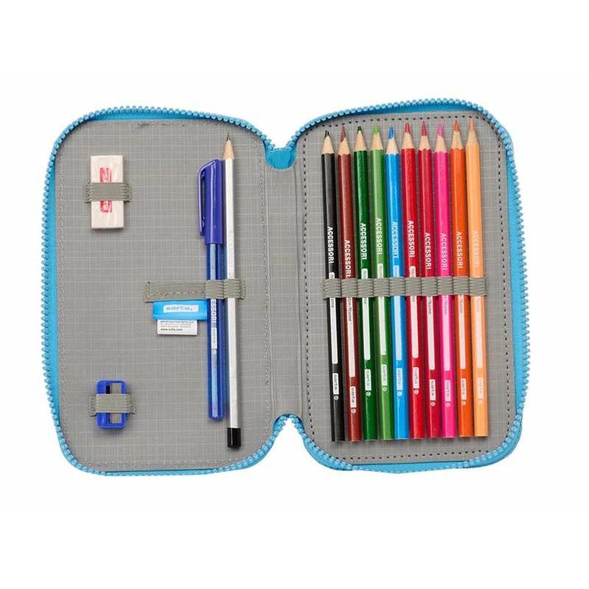 Dubbele etui Algo de Jaime 12,5 x 19,5 x 4 cm-Topper Trend