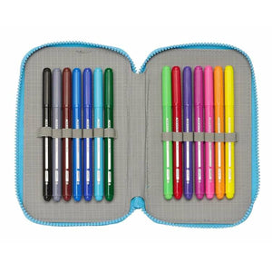 Dubbele etui Algo de Jaime 12,5 x 19,5 x 4 cm-Topper Trend