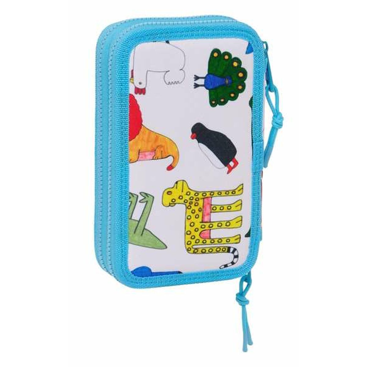 Dubbele etui Algo de Jaime 12,5 x 19,5 x 4 cm-Topper Trend