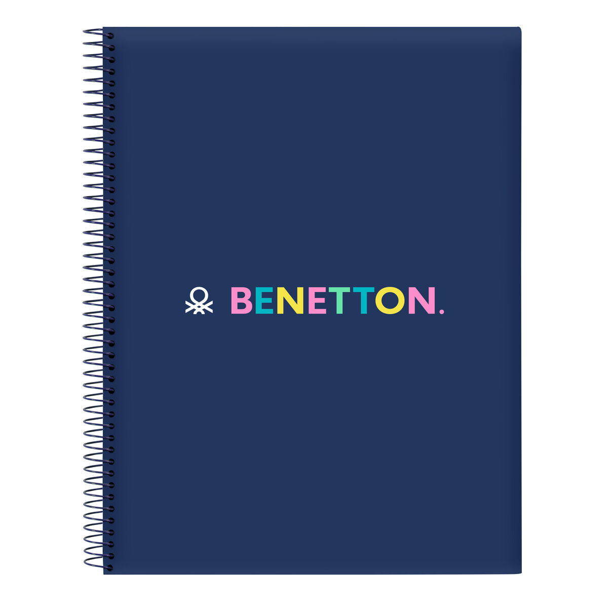 Notitieboekje Benetton Cool Marineblauw A4 120 Lakens-Topper Trend