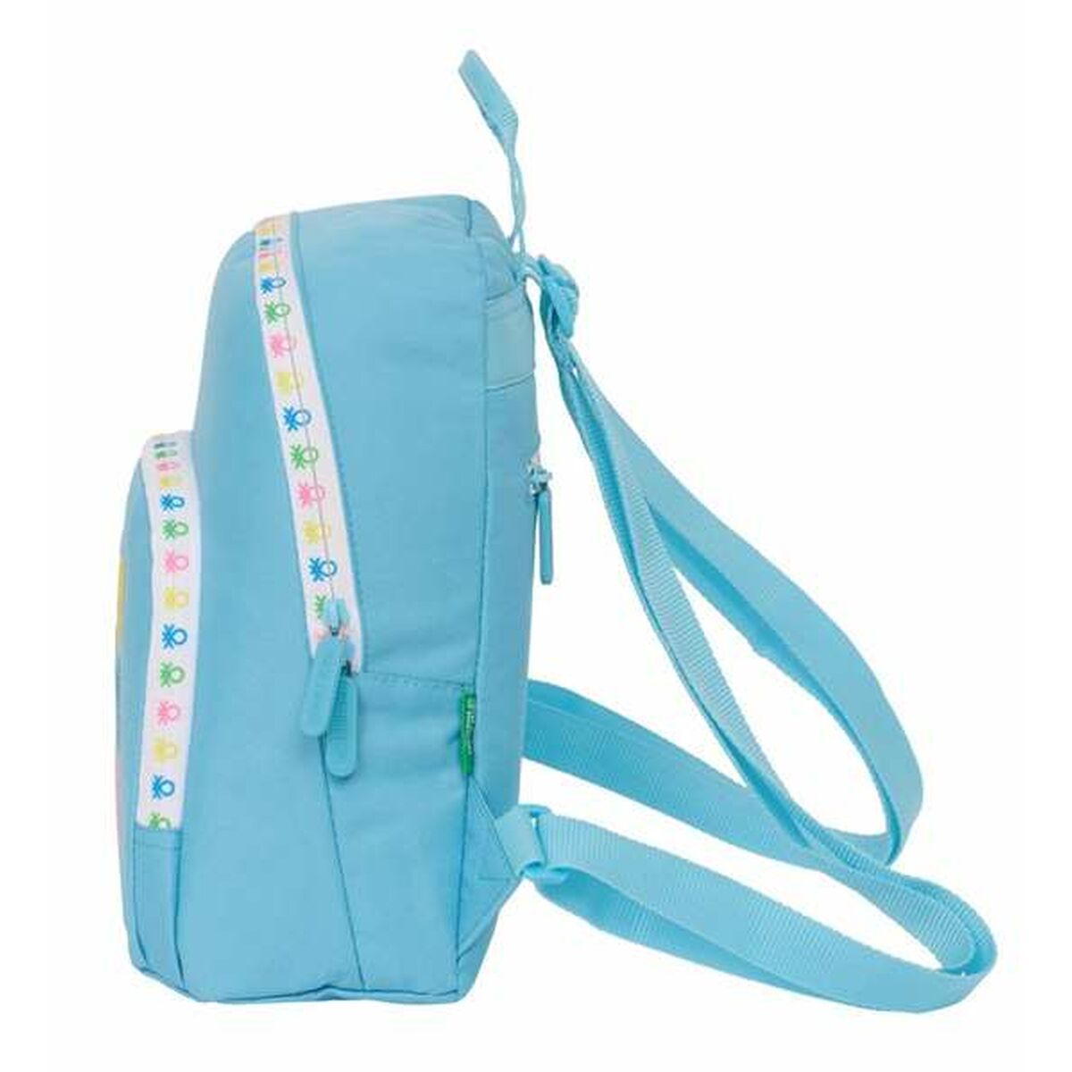 Rugzak Benetton Spring Celeste 25 x 30 x 13 cm Mini-Topper Trend