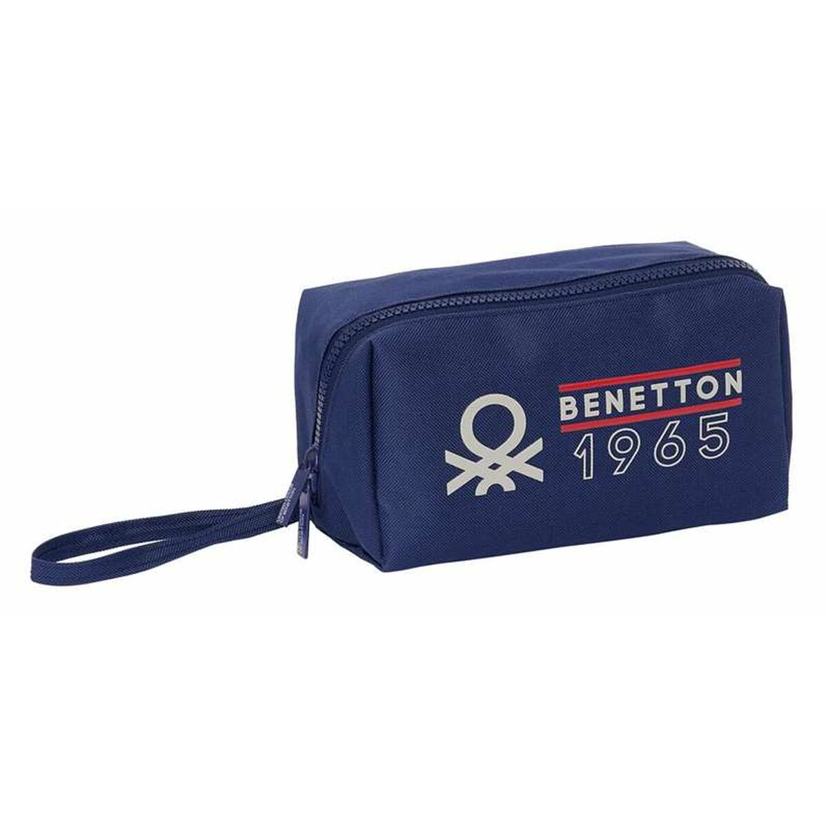 Alleshouder Benetton Varsity Grijs Marineblauw 22 x 10 x 10 cm-Topper Trend