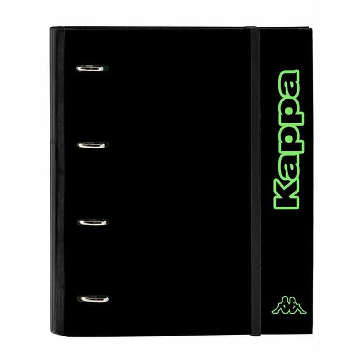 Ringmap Kappa Black Zwart Groen-Topper Trend