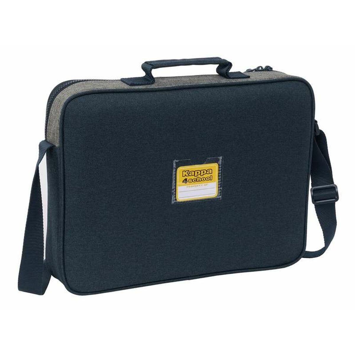 Schooltas Kappa Grijs 38 x 28 x 6 cm-Topper Trend