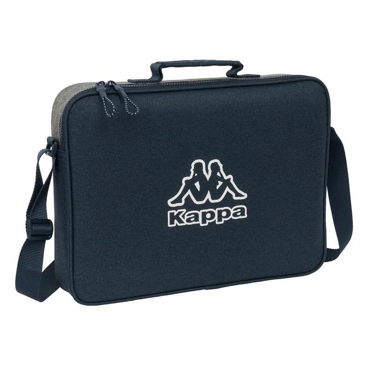Schooltas Kappa Grijs 38 x 28 x 6 cm-Topper Trend