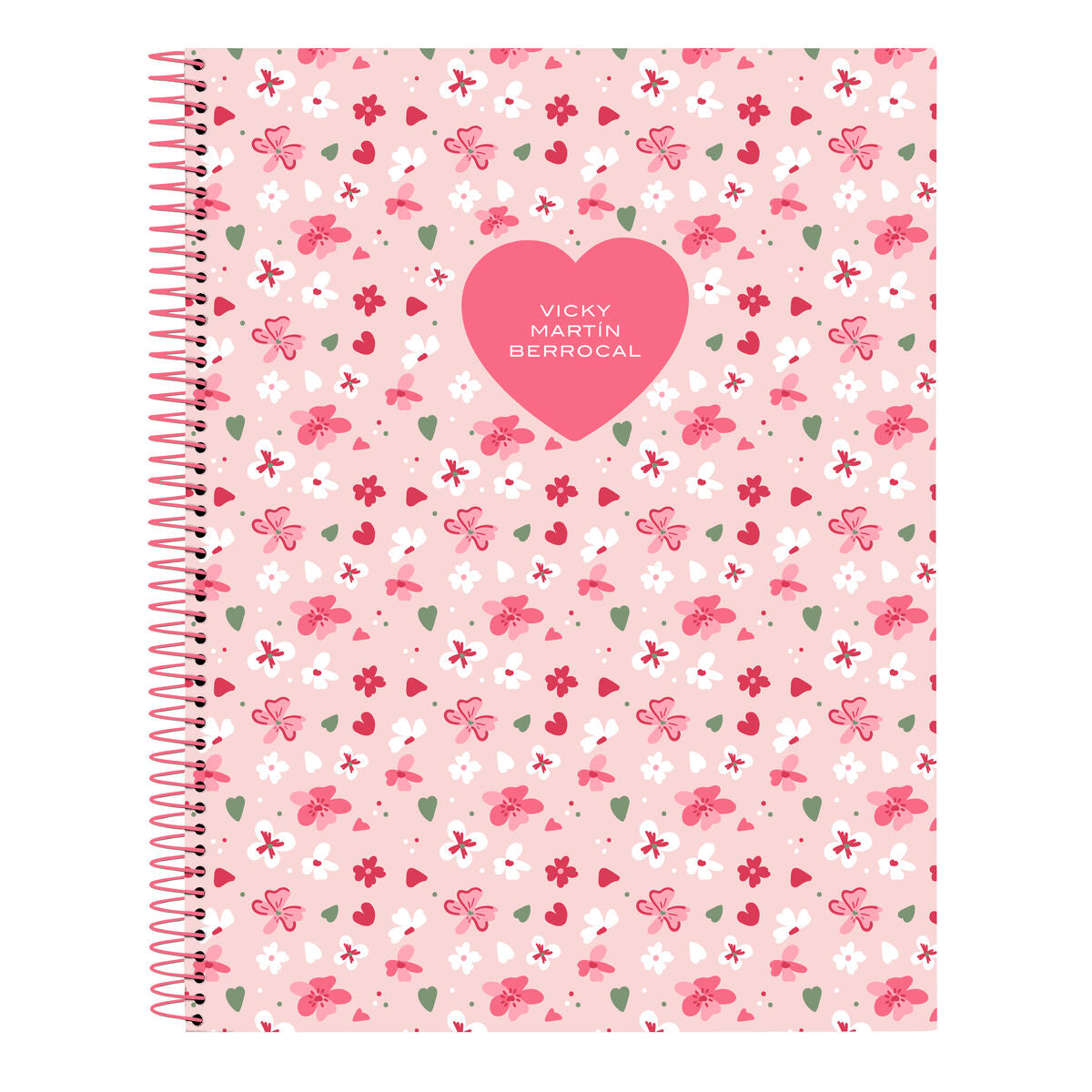 Notitieboekje Vicky Martín Berrocal In bloom Roze A4 120 Lakens-Topper Trend