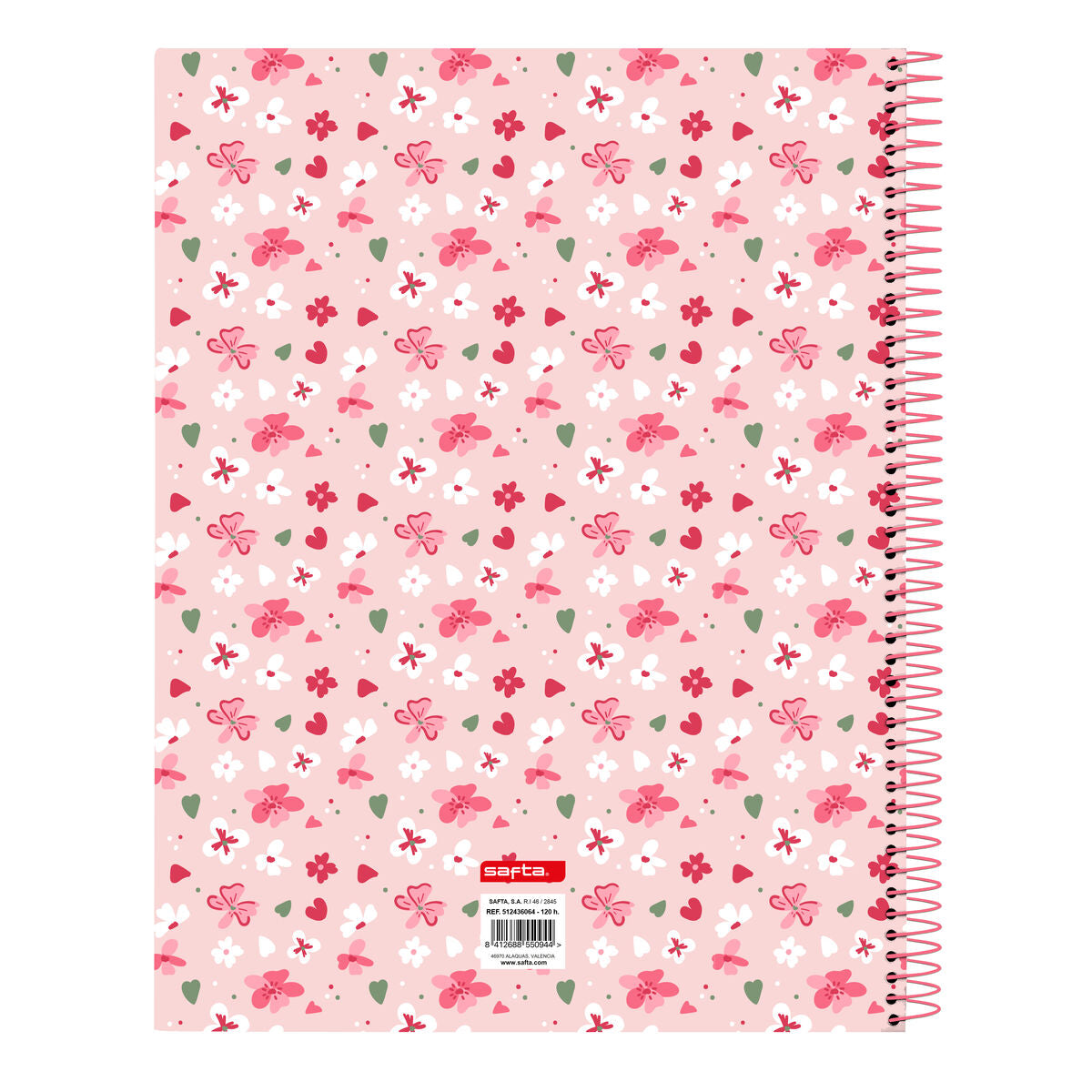 Notitieboekje Vicky Martín Berrocal In bloom Roze A4 120 Lakens-Topper Trend