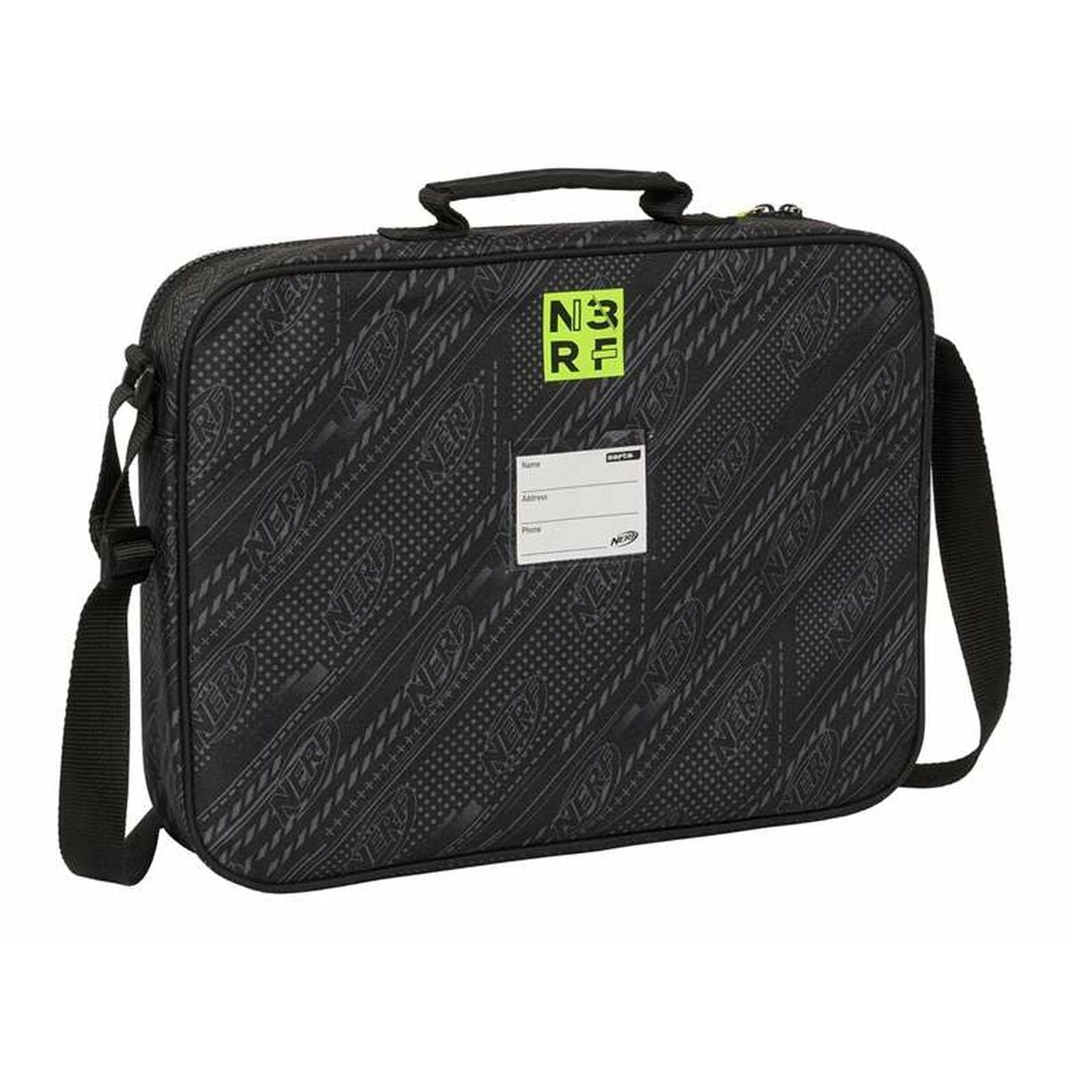Schooltas Nerf Get ready Zwart 38 x 28 x 6 cm-Topper Trend