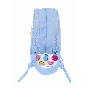 Pennenetui met 2 vakken Smiley Joyful 21 x 8 x 6 cm-Topper Trend
