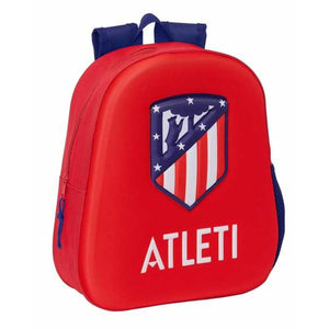 3D-schoolrugzak Atlético Madrid 27 x 33 x 10 cm-Topper Trend