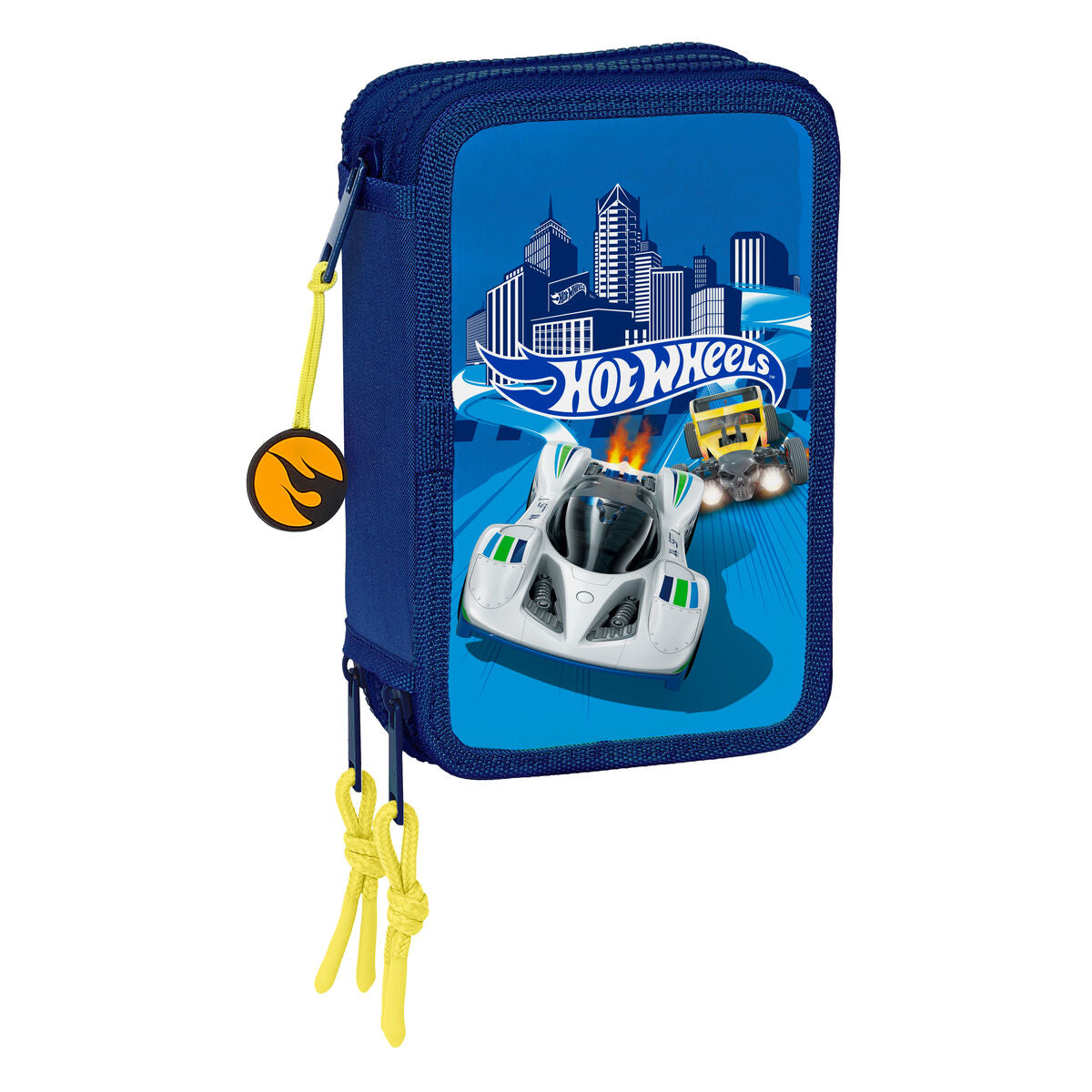 Driedubbele Pennenzak Hot Wheels Sonny 12,5 x 19,5 x 5,5 cm-Topper Trend