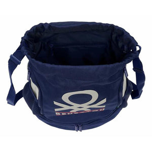 Kinderrugzak Benetton Varsity Grijs 35 x 40 x 1 cm-Topper Trend