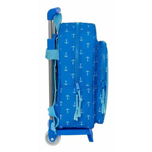 Schoolrugzak met Wielen Donald Blauw 26 x 34 x 11 cm-Topper Trend