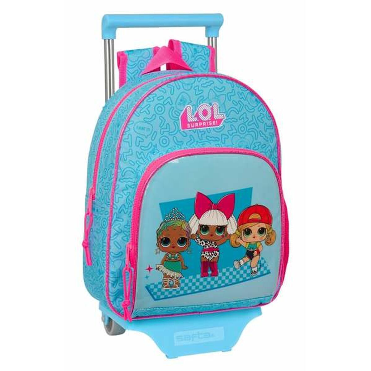 Schoolrugzak met Wielen LOL Surprise! Divas Blauw 28 x 34 x 10 cm-Topper Trend