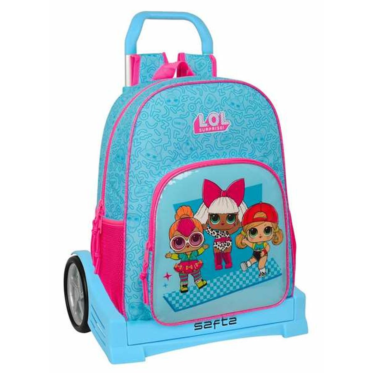 Schoolrugzak met Wielen LOL Surprise! Divas Blauw 33 x 42 x 14 cm-Topper Trend