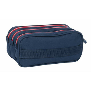 Pennenetui met 3 vakken El Ganso Classic Marineblauw 21,5 x 10 x 8 cm-Topper Trend