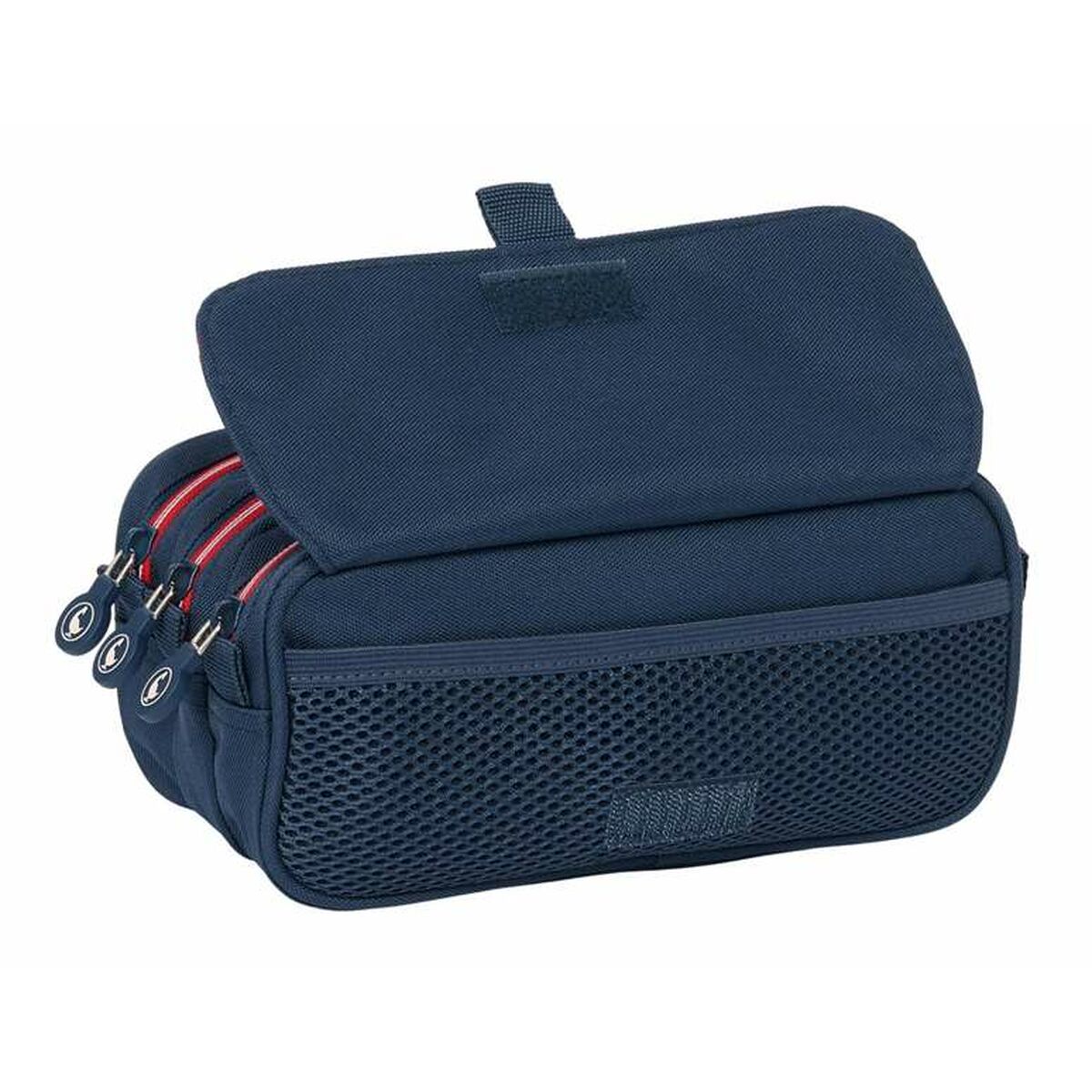 Pennenetui met 3 vakken El Ganso Classic Marineblauw 21,5 x 10 x 8 cm-Topper Trend