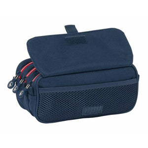 Pennenetui met 3 vakken El Ganso Classic Marineblauw 21,5 x 10 x 8 cm-Topper Trend