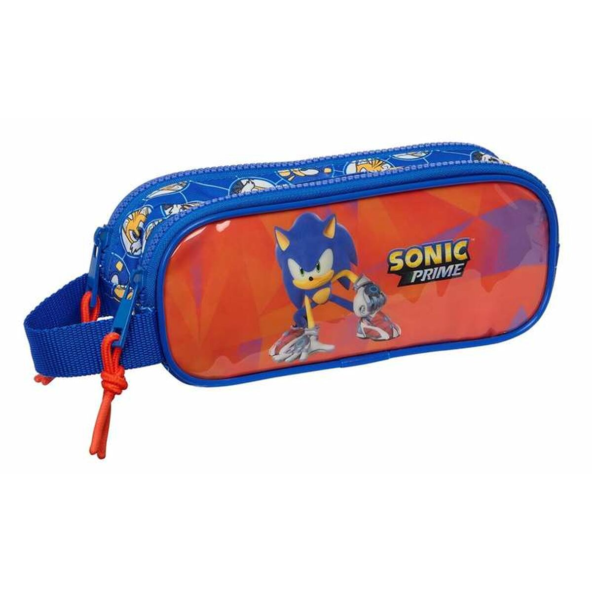 Pennenetui met 2 vakken Sonic Prime 21 x 8 x 6 cm-Topper Trend