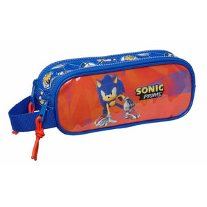 Pennenetui met 2 vakken Sonic Prime 21 x 8 x 6 cm-Topper Trend