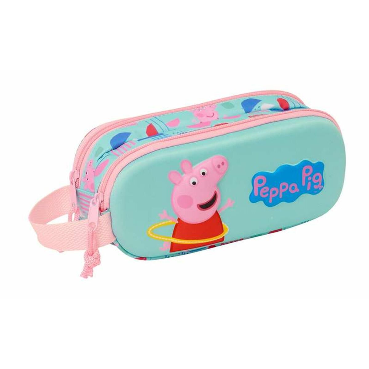 Pennenetui met 2 vakken Peppa Pig 21 x 8 x 6 cm-Topper Trend
