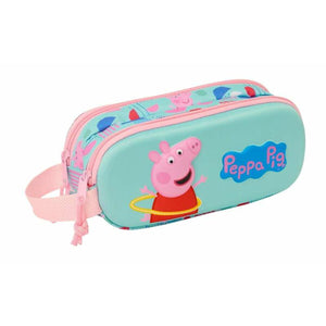 Pennenetui met 2 vakken Peppa Pig 21 x 8 x 6 cm-Topper Trend
