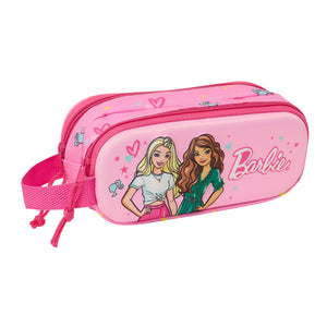 Pennenetui met 2 vakken Barbie 21 x 8 x 6 cm 3D-Topper Trend