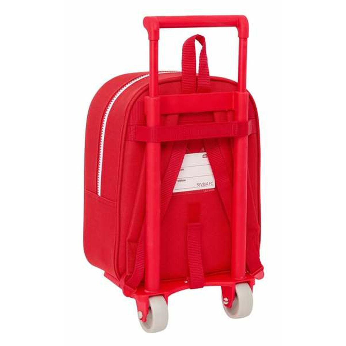 Schoolrugzak met Wielen Sevilla Fútbol Club Rood 22 x 27 x 10 cm-Topper Trend