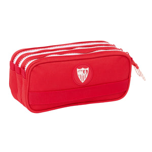 Pennenetui met 3 vakken Sevilla Fútbol Club 21,5 x 10 x 8 cm-Topper Trend