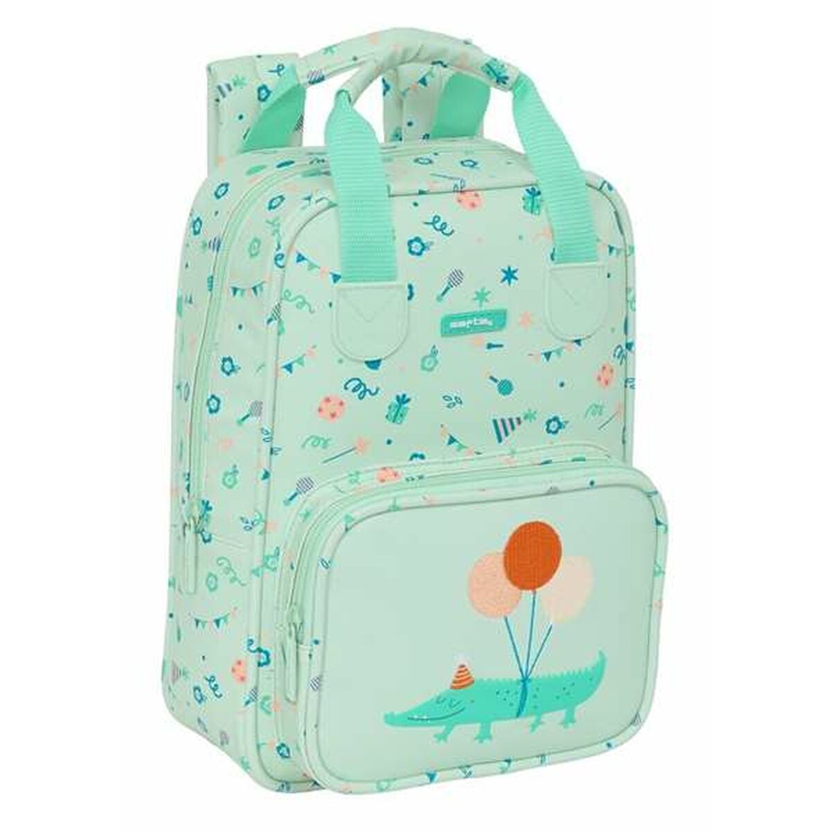 Schoolrugzak Safta Groen 20 x 28 x 8 cm-Topper Trend