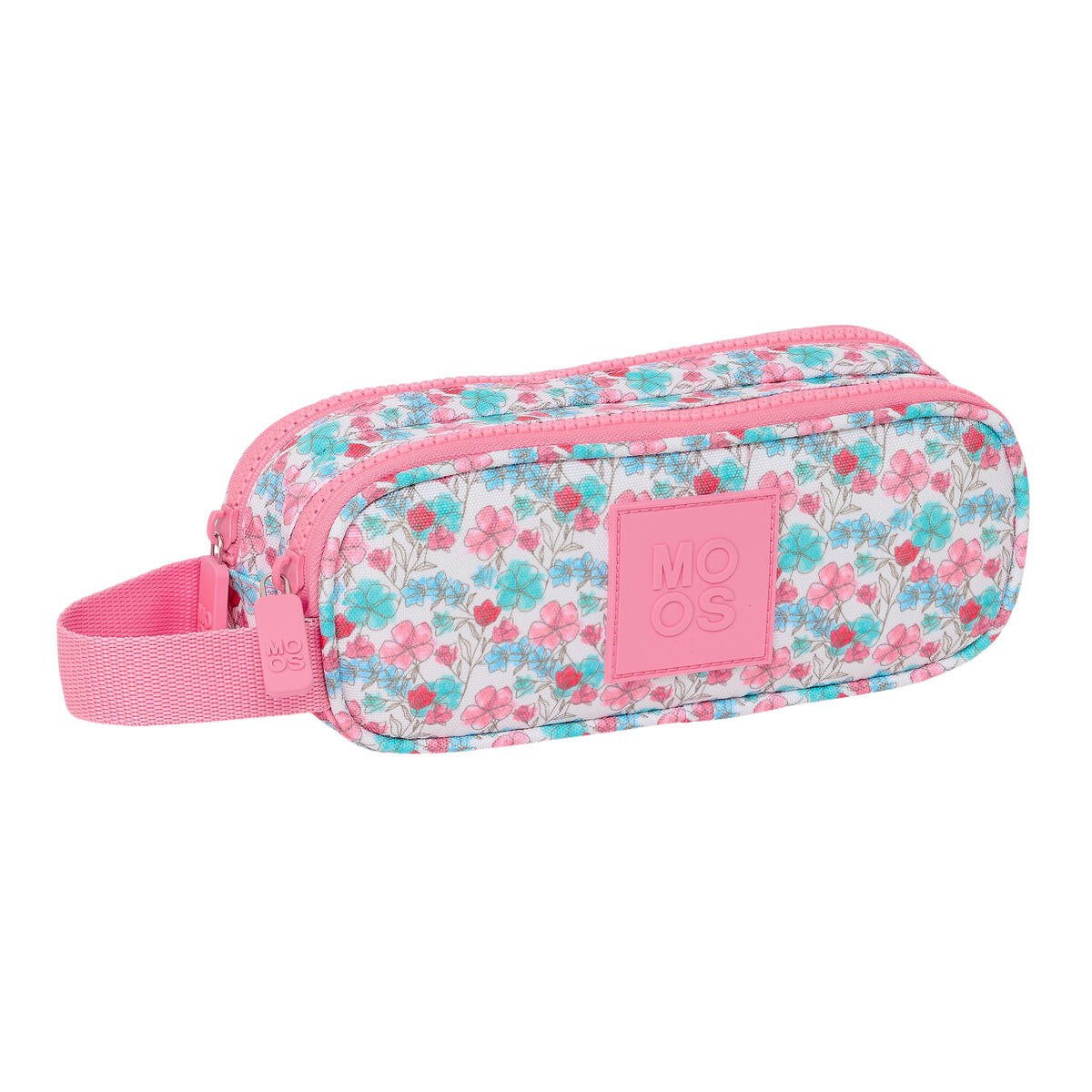 Pennenetui met 2 vakken Safta Flores 21 x 8 x 6 cm-Topper Trend