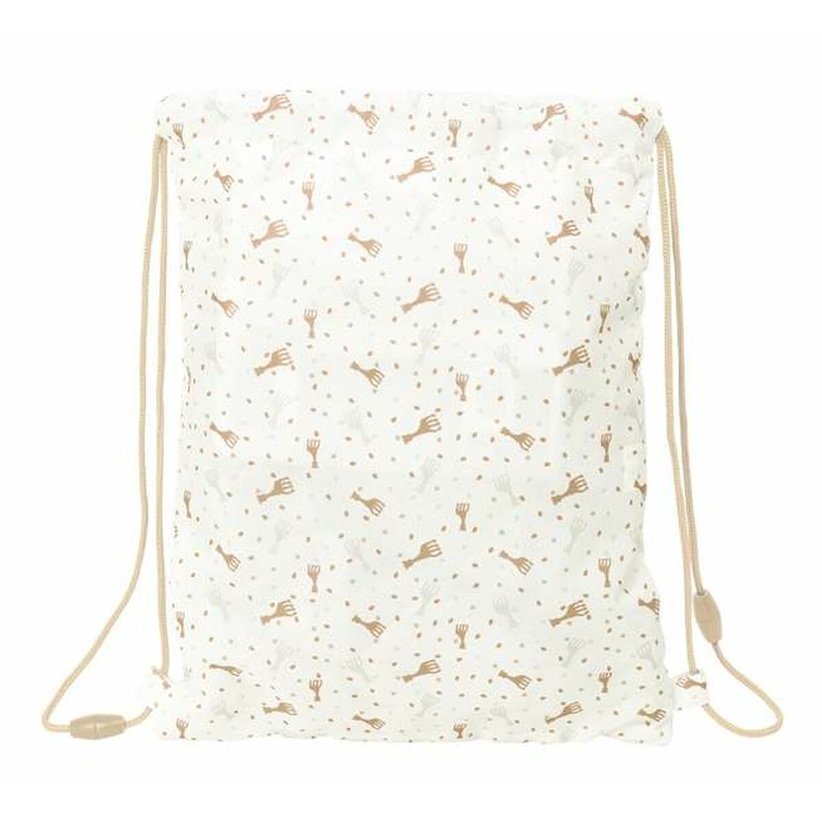 Rugtas met Koordjes Sophie la Girafe 26 x 34 x 1 cm-Topper Trend