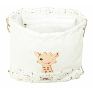 Rugtas met Koordjes Sophie la Girafe 26 x 34 x 1 cm-Topper Trend