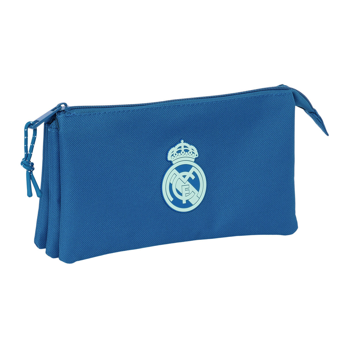 Pennenetui met 3 vakken Real Madrid C.F. Blauw 22 x 12 x 3 cm-Topper Trend