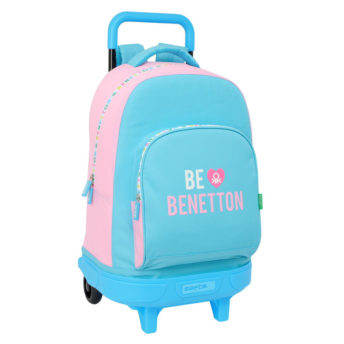 Schoolrugzak met Wielen Benetton Unique 33 x 45 x 22 cm-Topper Trend