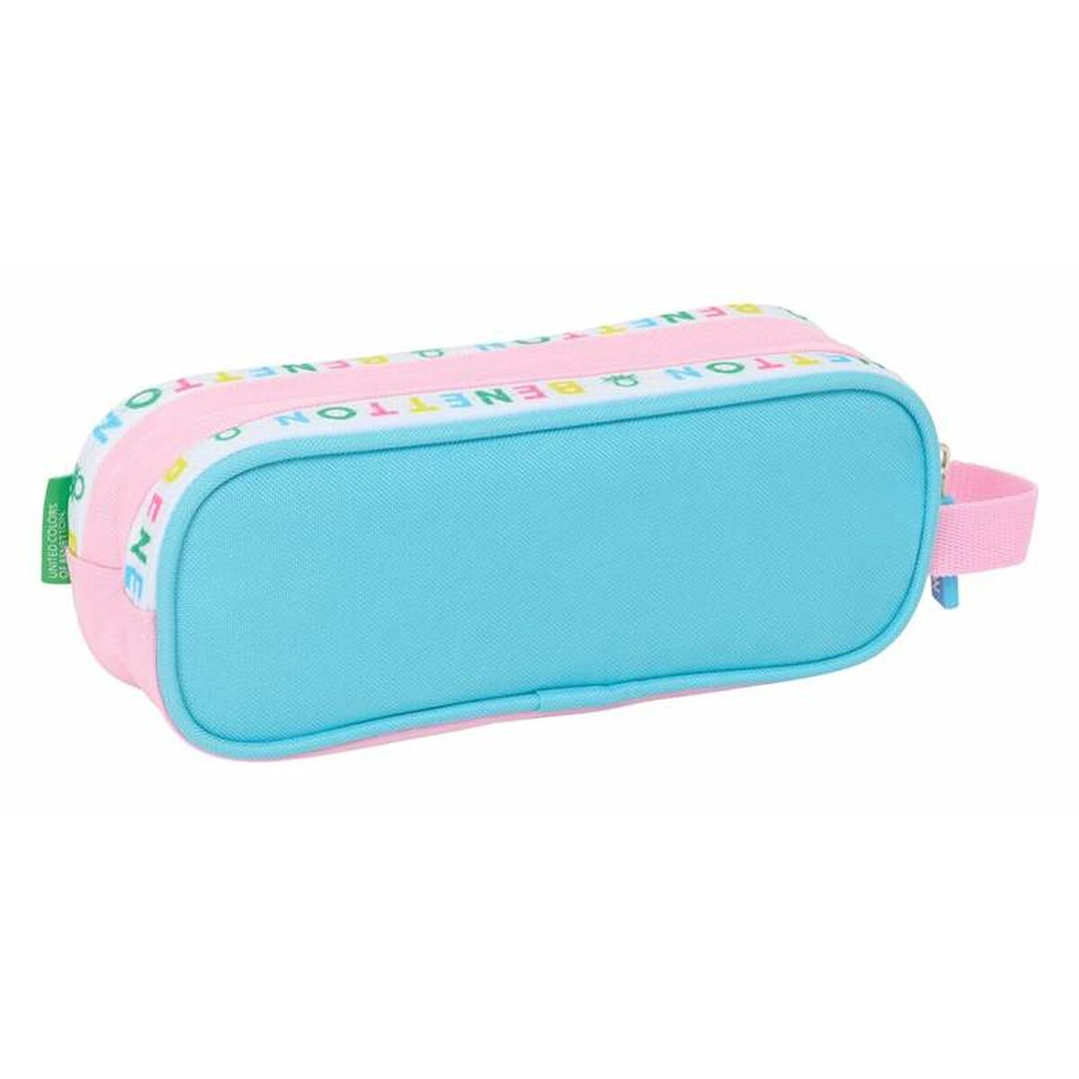 Pennenetui met 2 vakken Benetton Unique 21 x 8 x 6 cm-Topper Trend