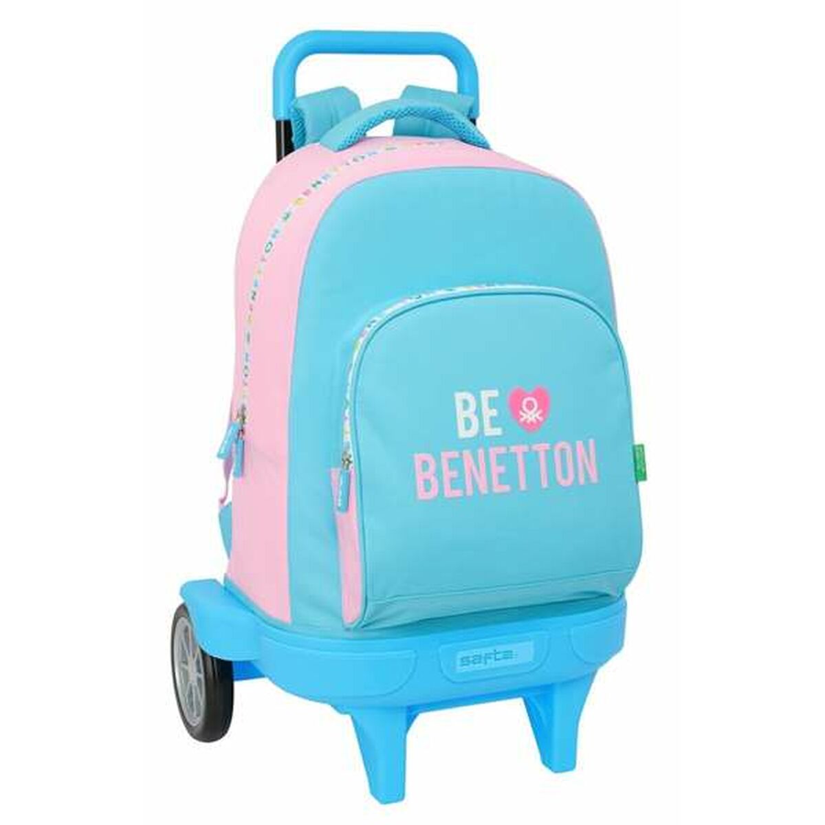 Schoolrugzak met Wielen Benetton Unique 33 x 45 x 22 cm-Topper Trend