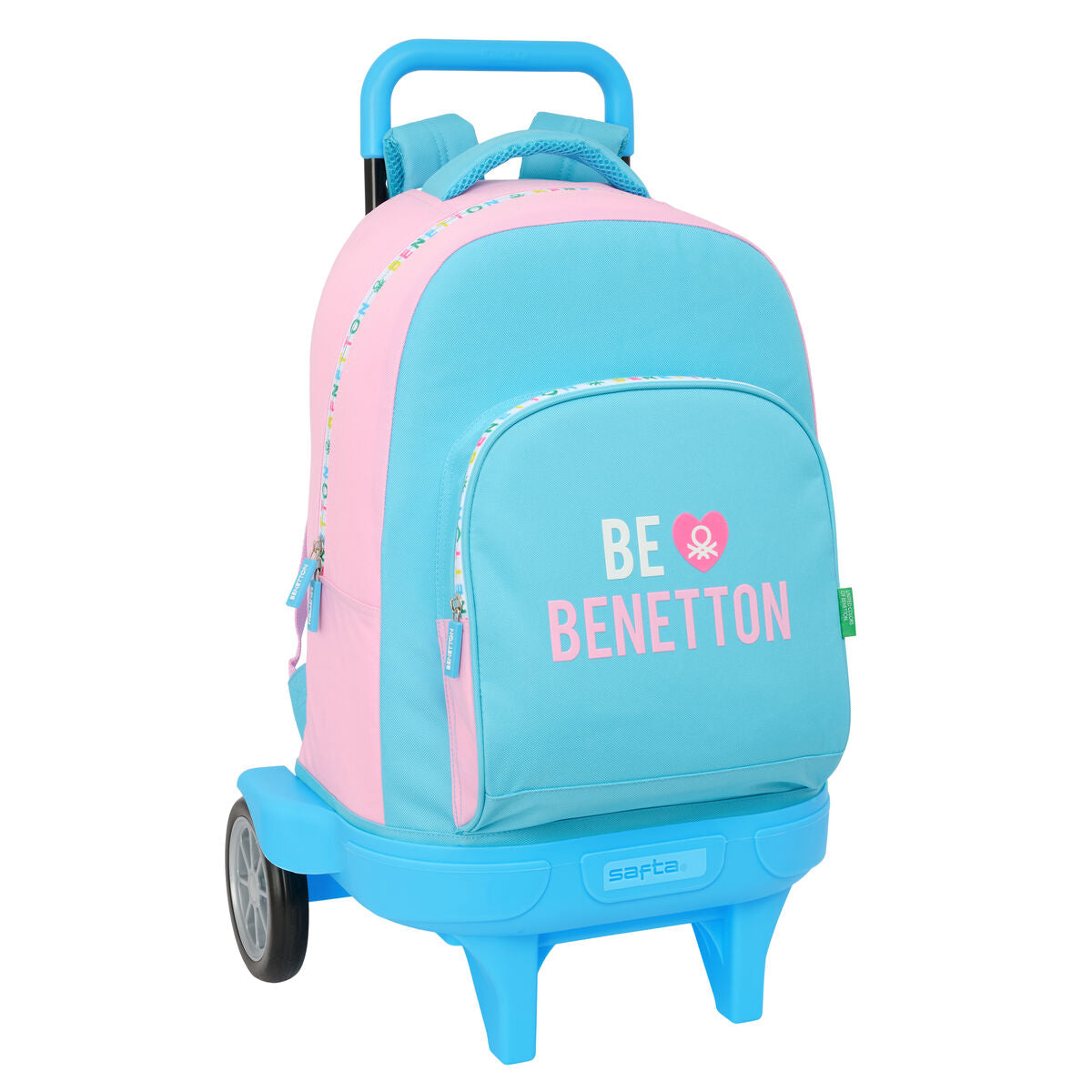Schoolrugzak met Wielen Benetton Unique 33 x 45 x 22 cm-Topper Trend