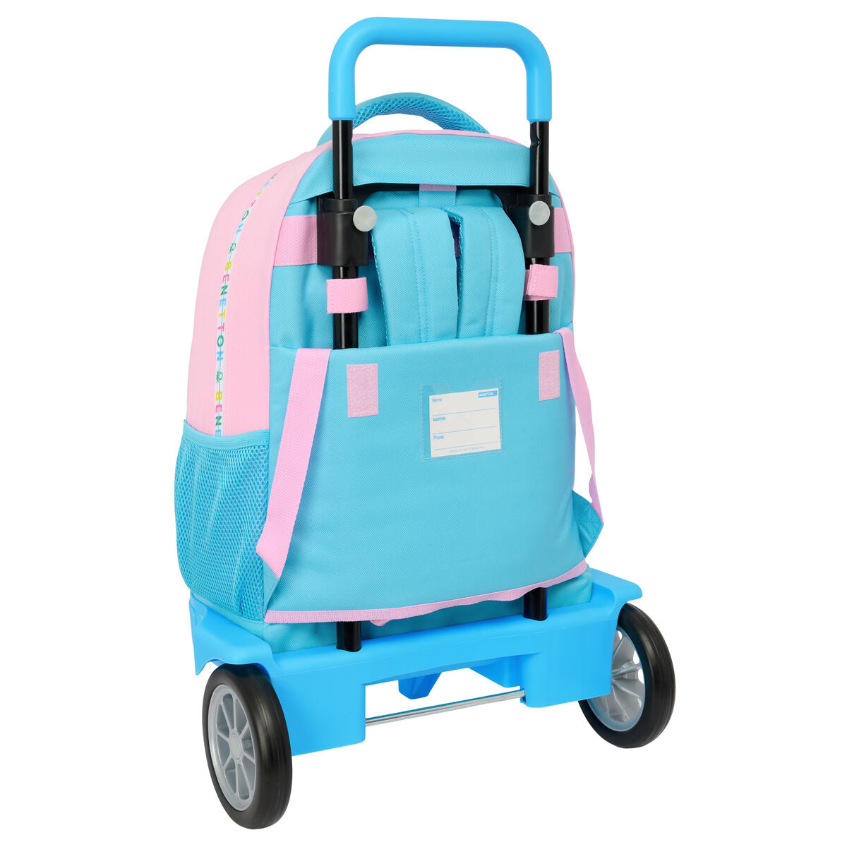 Schoolrugzak met Wielen Benetton Unique 33 x 45 x 22 cm-Topper Trend
